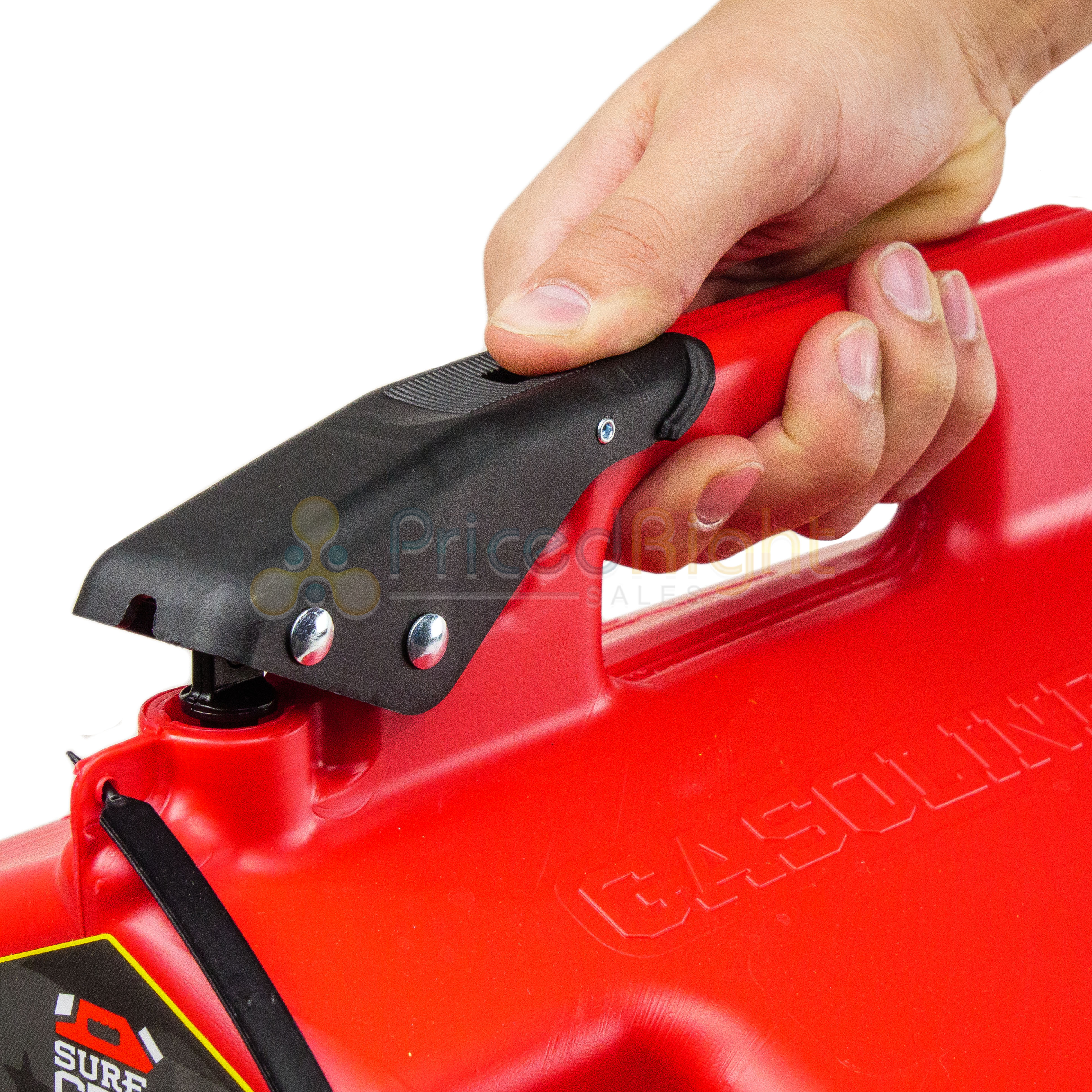 SureCan 5 Gallon 19 Liter Self Venting Gas Can w/ Rotating Spout Nozzle